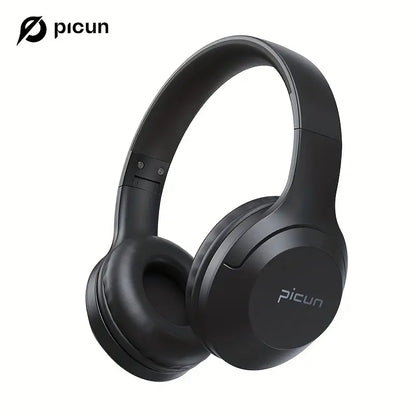 Picun B-01S Wireless Headphones, HD Stereo Sound Over Ear Headphones With Built-in Microphones, Deep Bass 40 Hours Playtime